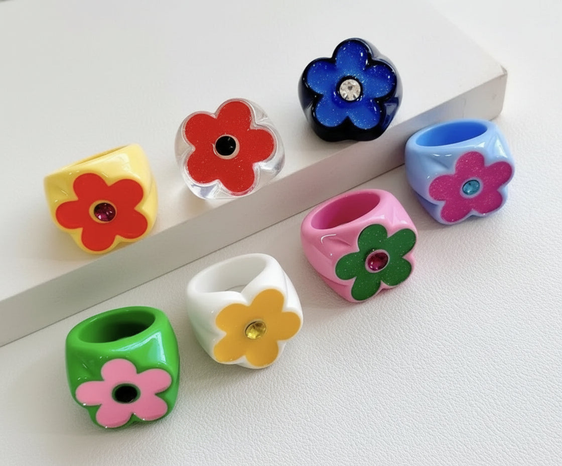 COLOFUL CHUNKY RINGS