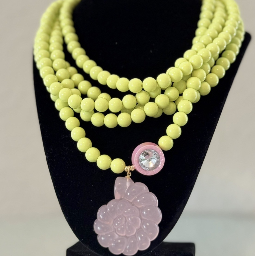PINK TOURMALINE NECKLACE